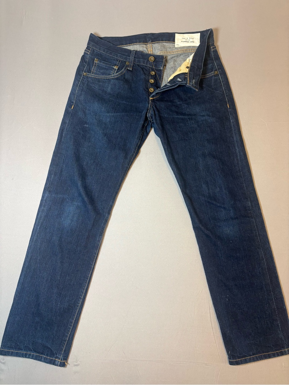 Rag & Bone Standard Issue Fit 2 Slim Jeans Men's 30 Dark Blue